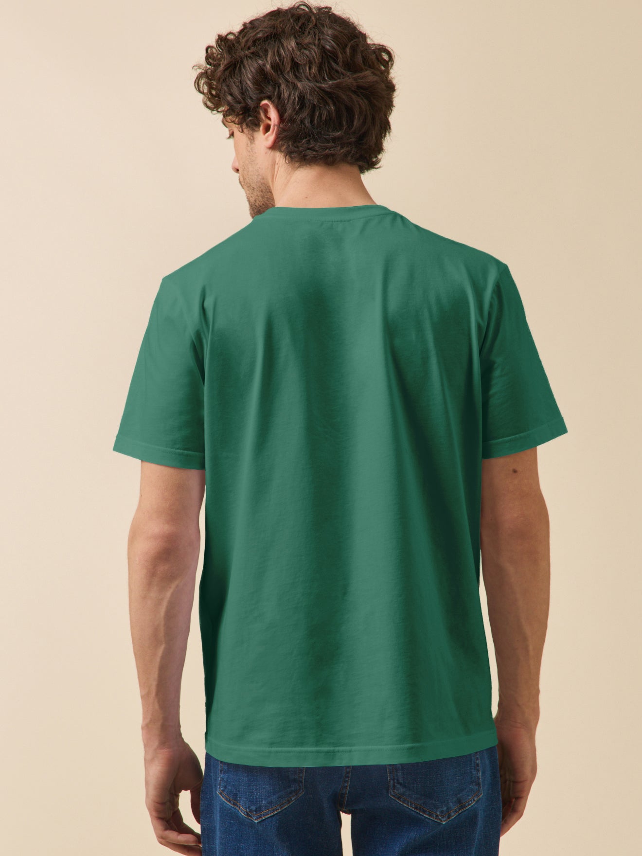 Einfarbiges Herren T-Shirt aus Bio-Baumwolle