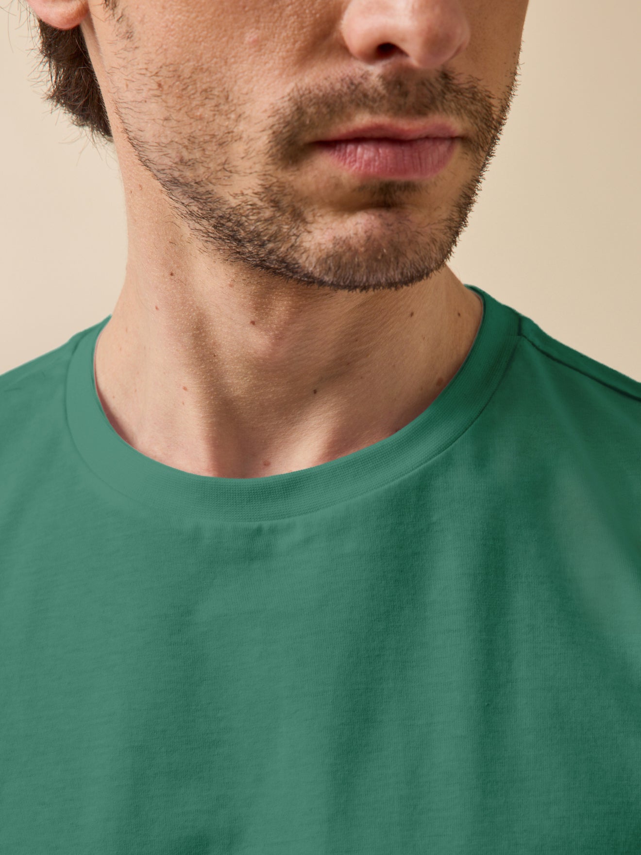 Einfarbiges Herren T-Shirt aus Bio-Baumwolle