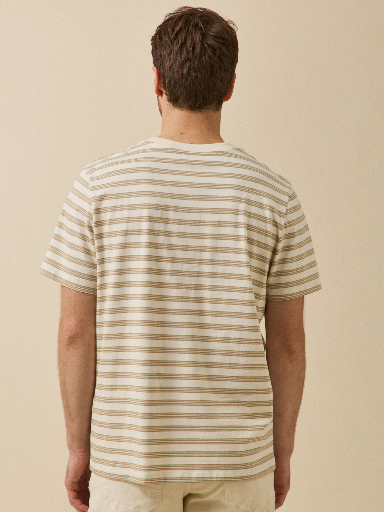 Gestreiftes Herren T-Shirt aus Bio-Baumwolle