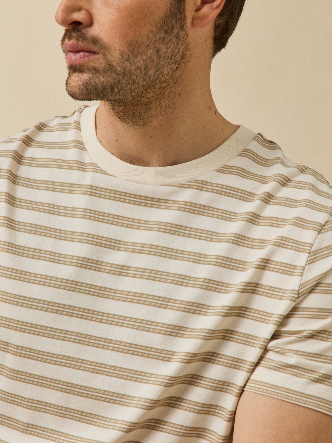 Gestreiftes Herren T-Shirt aus Bio-Baumwolle