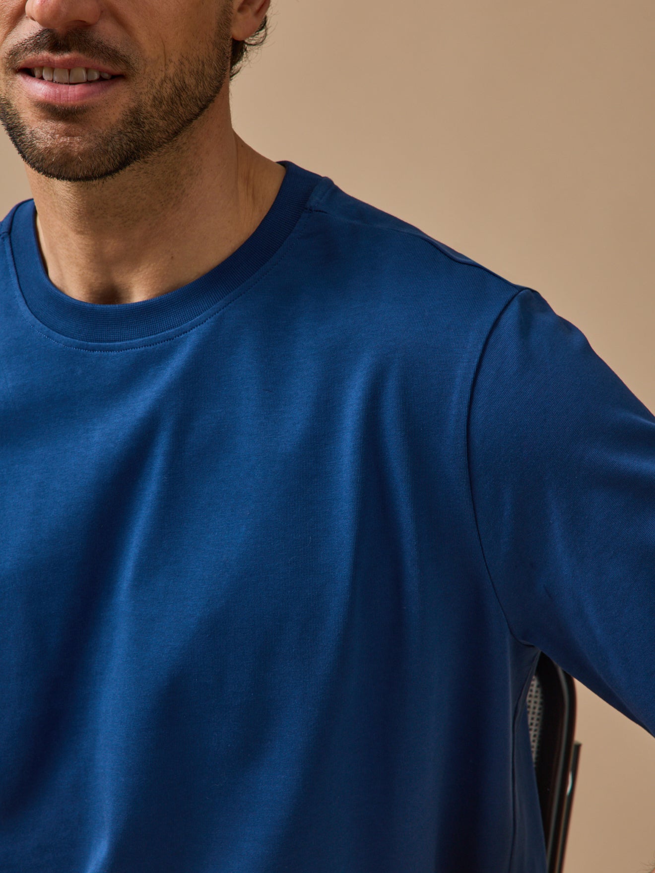 Einfarbiges Herren T-Shirt aus Bio-Baumwolle