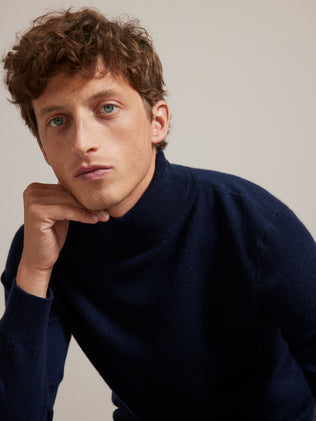 Herrenpullover mit Rollkragen - Cashmere-Kollektion