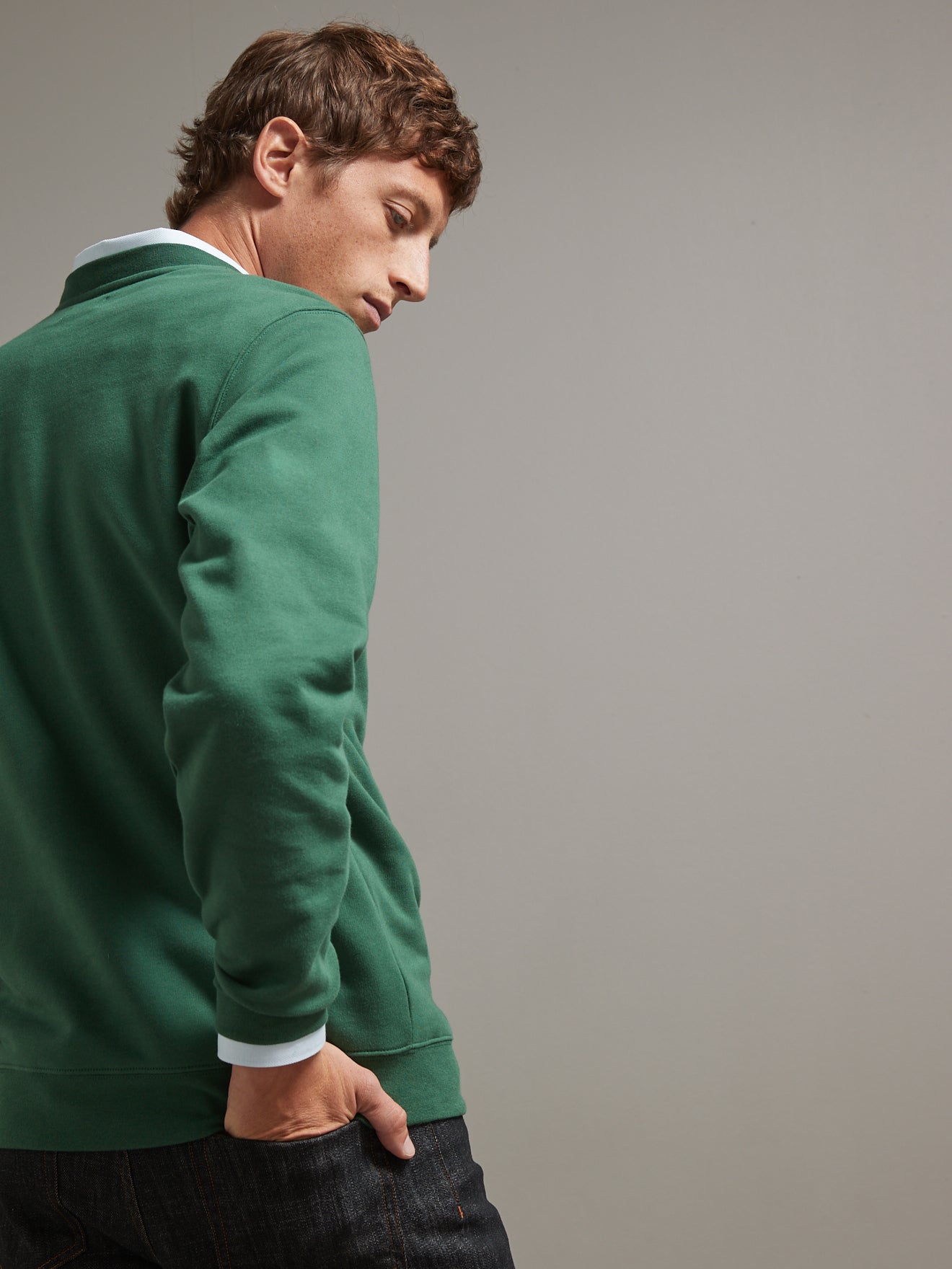 Herren-Sweatshirt aus Molton - Bio-Baumwolle