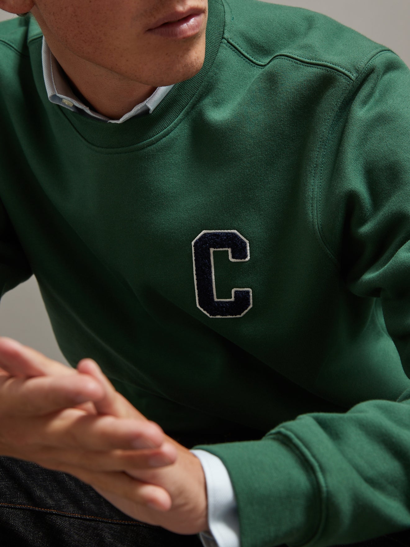 Herren-Sweatshirt aus Molton - Bio-Baumwolle