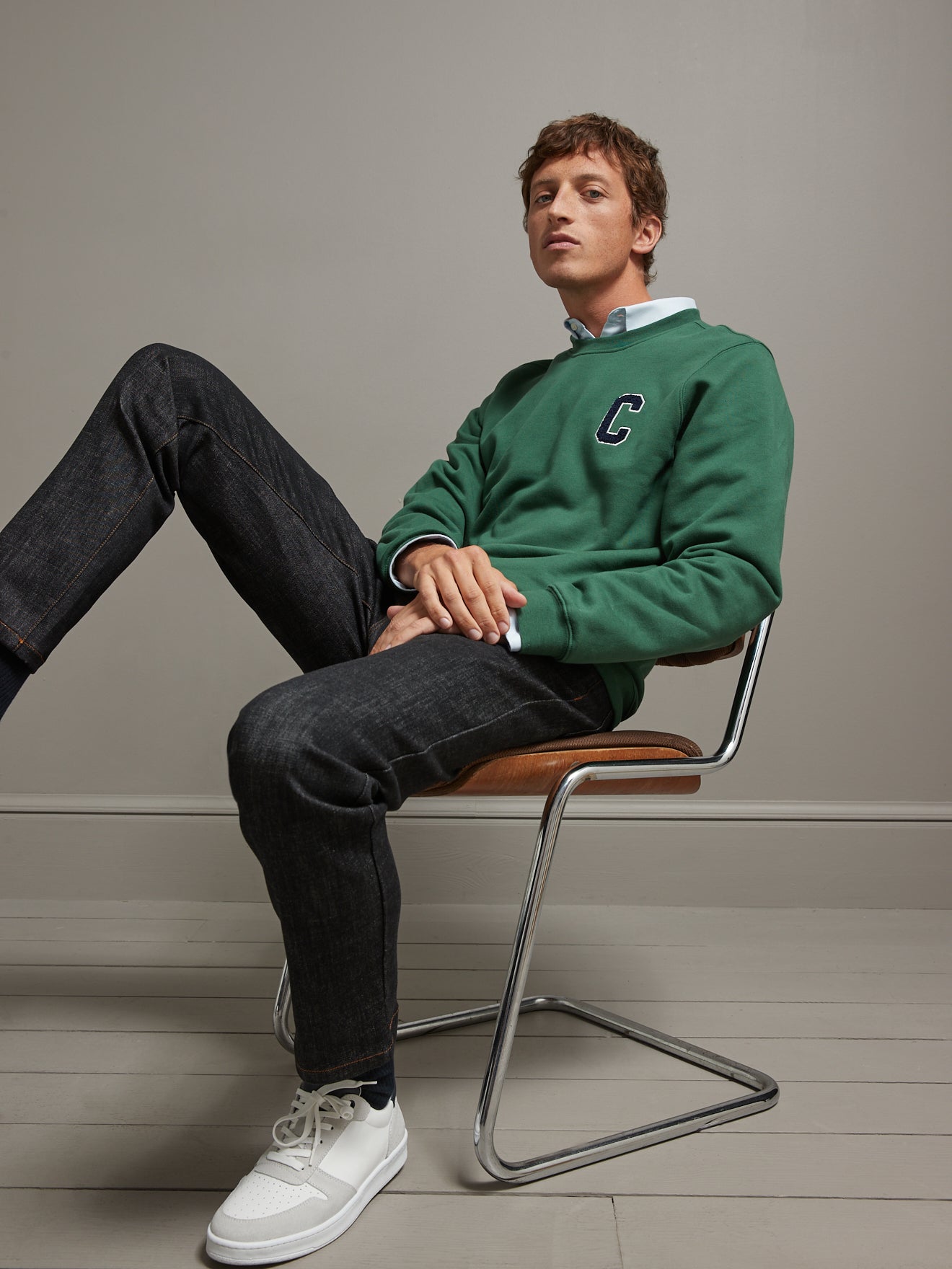 Herren-Sweatshirt aus Molton - Bio-Baumwolle