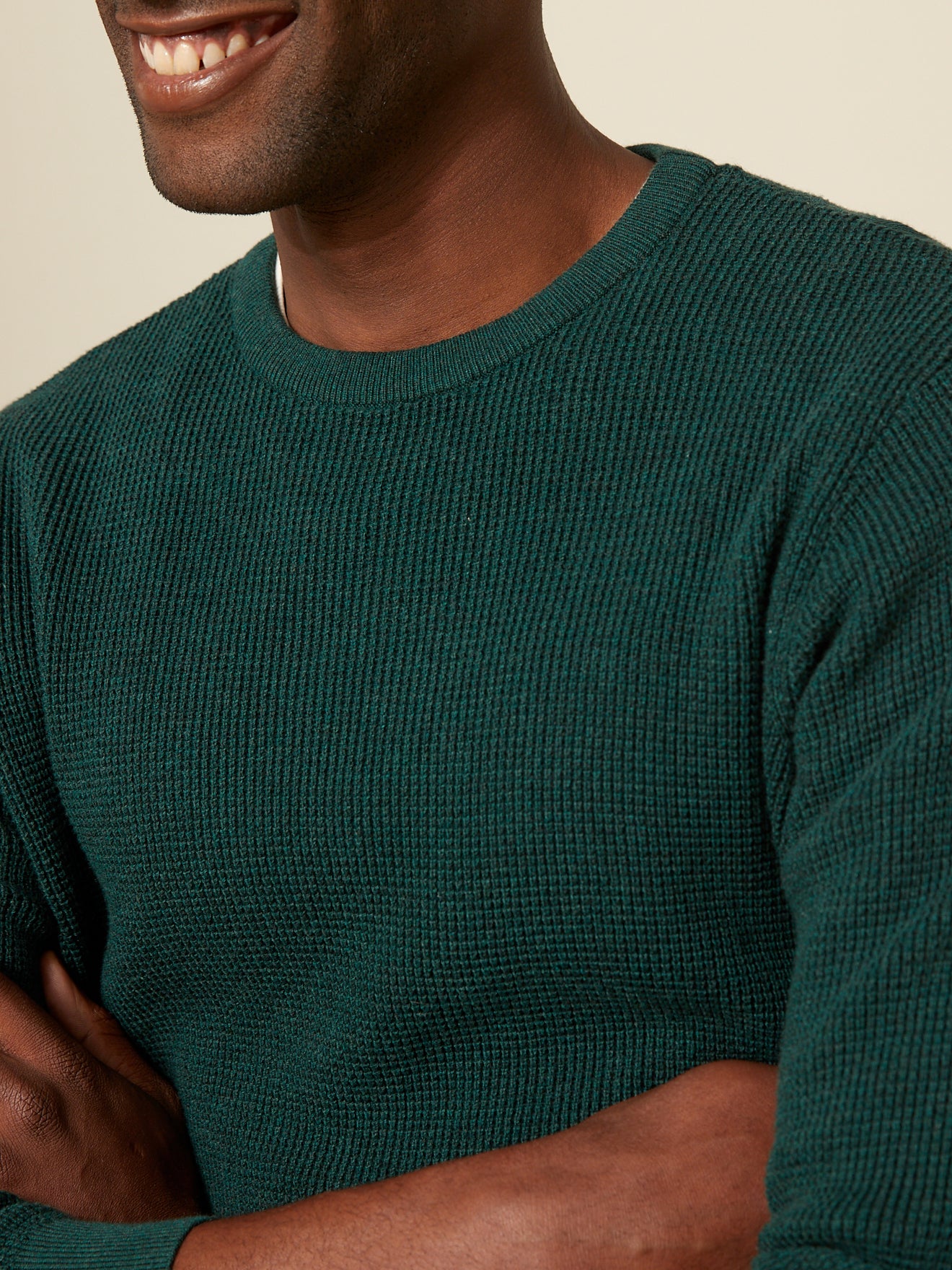 Herrenpullover mit rundem Halsausschnitt