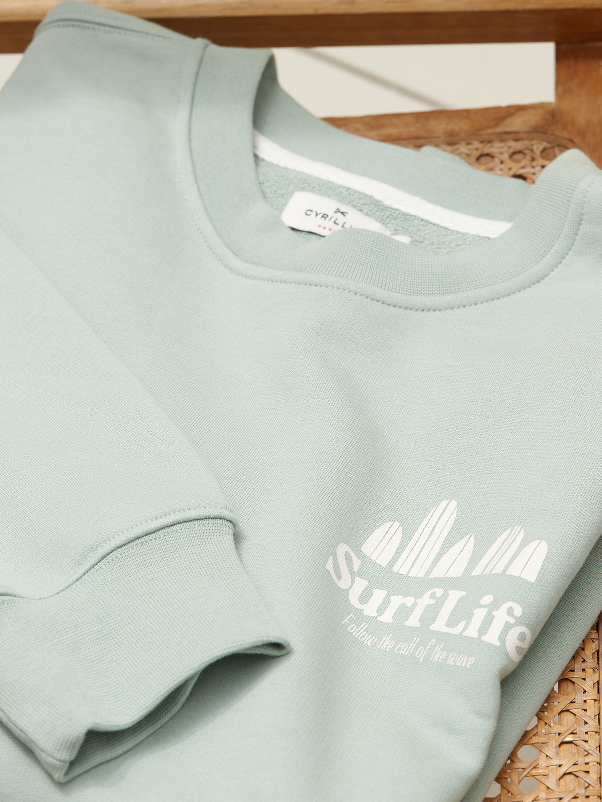Herren-Sweatshirt aus Molton - Bio-Baumwolle