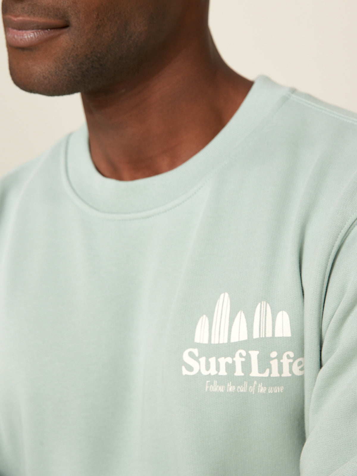 Herren-Sweatshirt aus Molton - Bio-Baumwolle