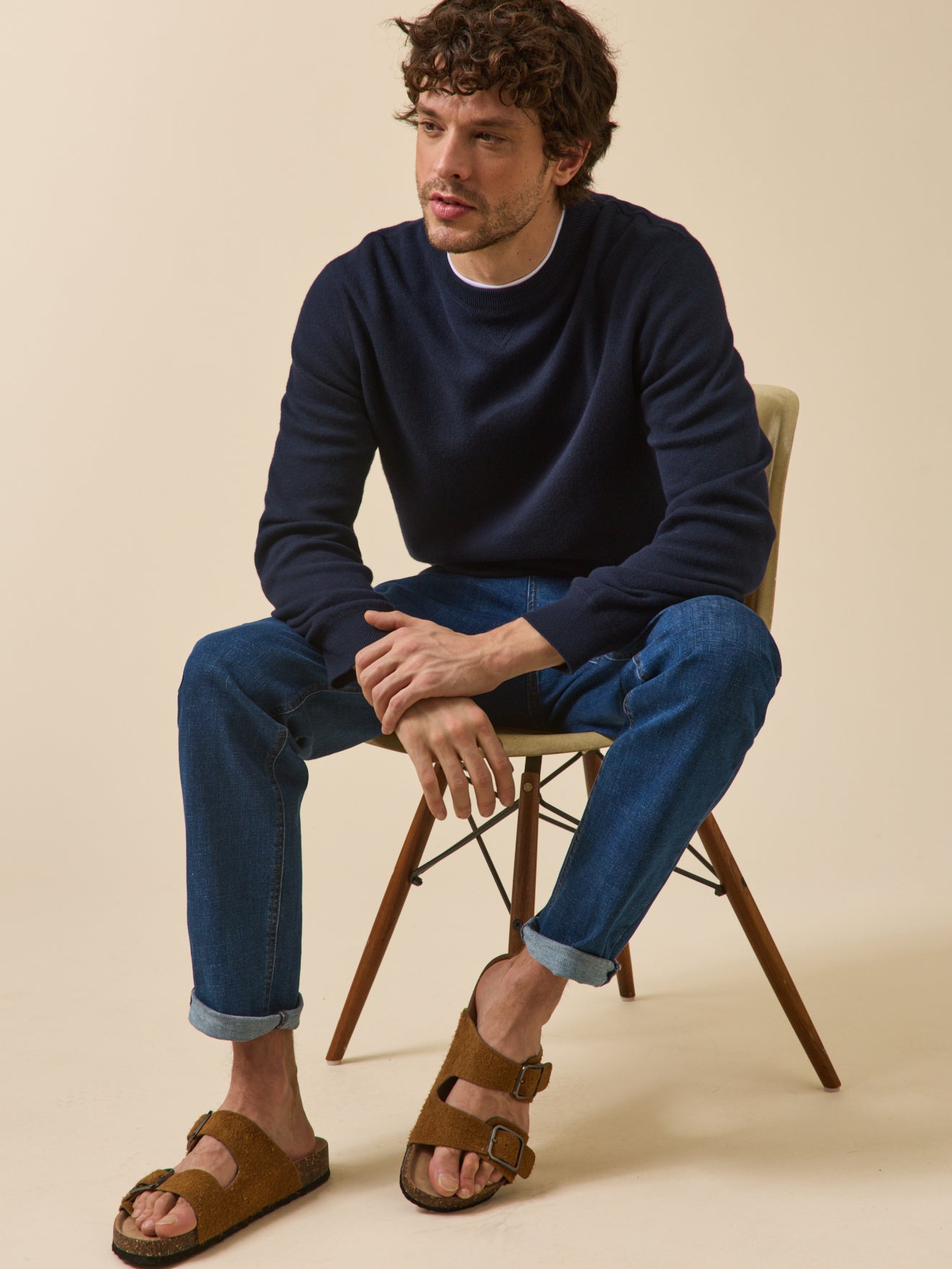 Herrenpullover aus Baumwolle und Cashmere