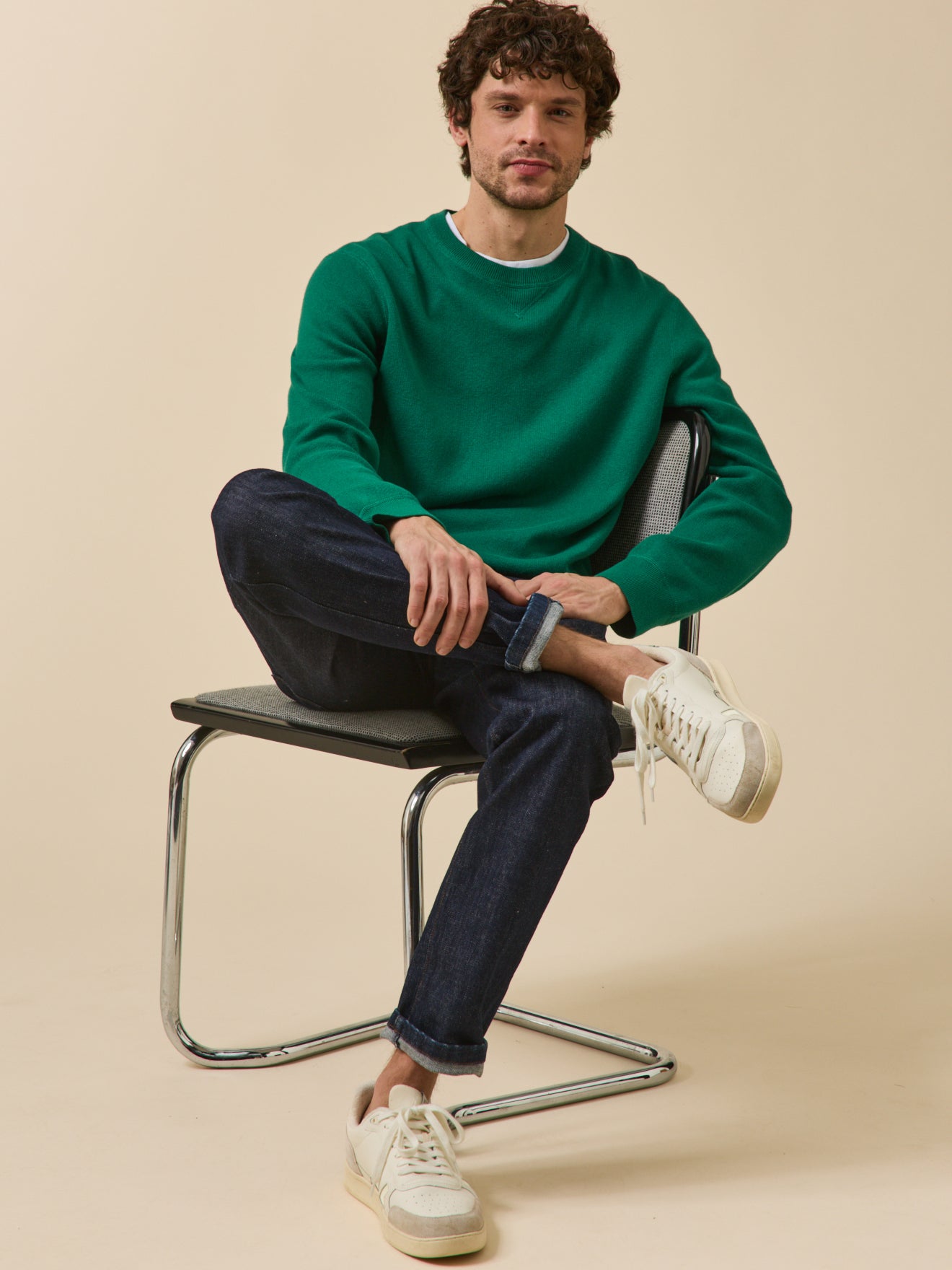 Herrenpullover aus Baumwolle und Cashmere