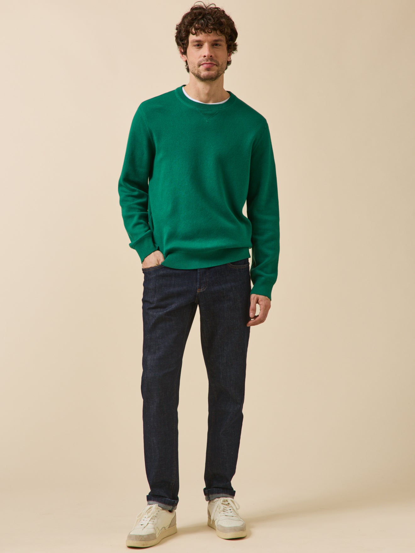 Herrenpullover aus Baumwolle und Cashmere