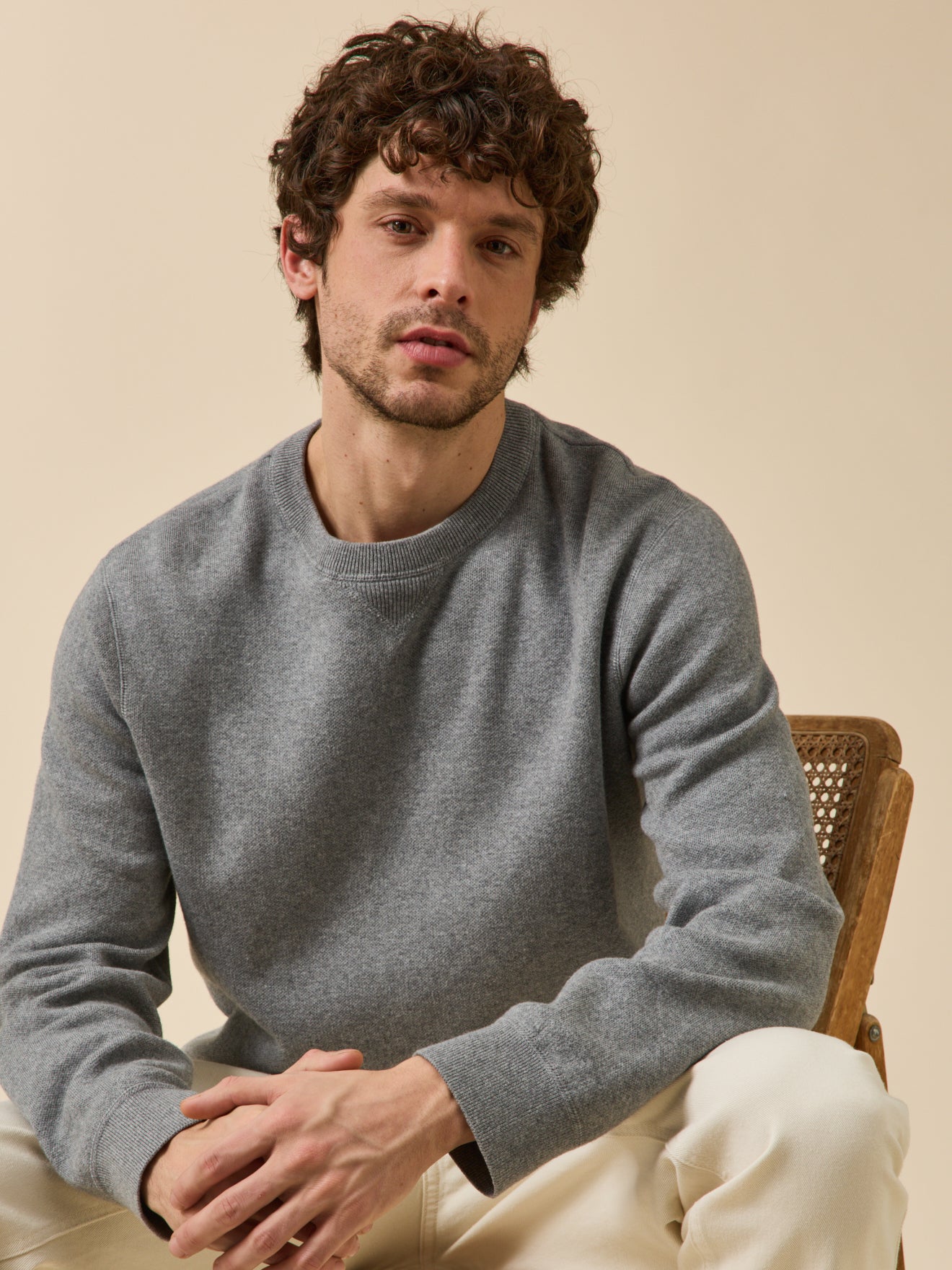 Herrenpullover aus Baumwolle und Cashmere