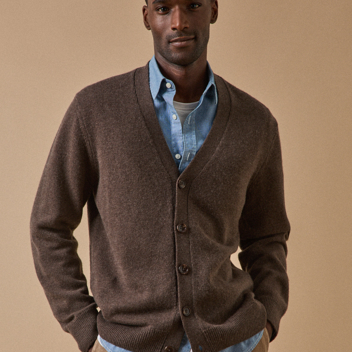Balldiri 100% Cashmere Kaschmir Herren Strickjacke  Produktbild-Vorschau 4