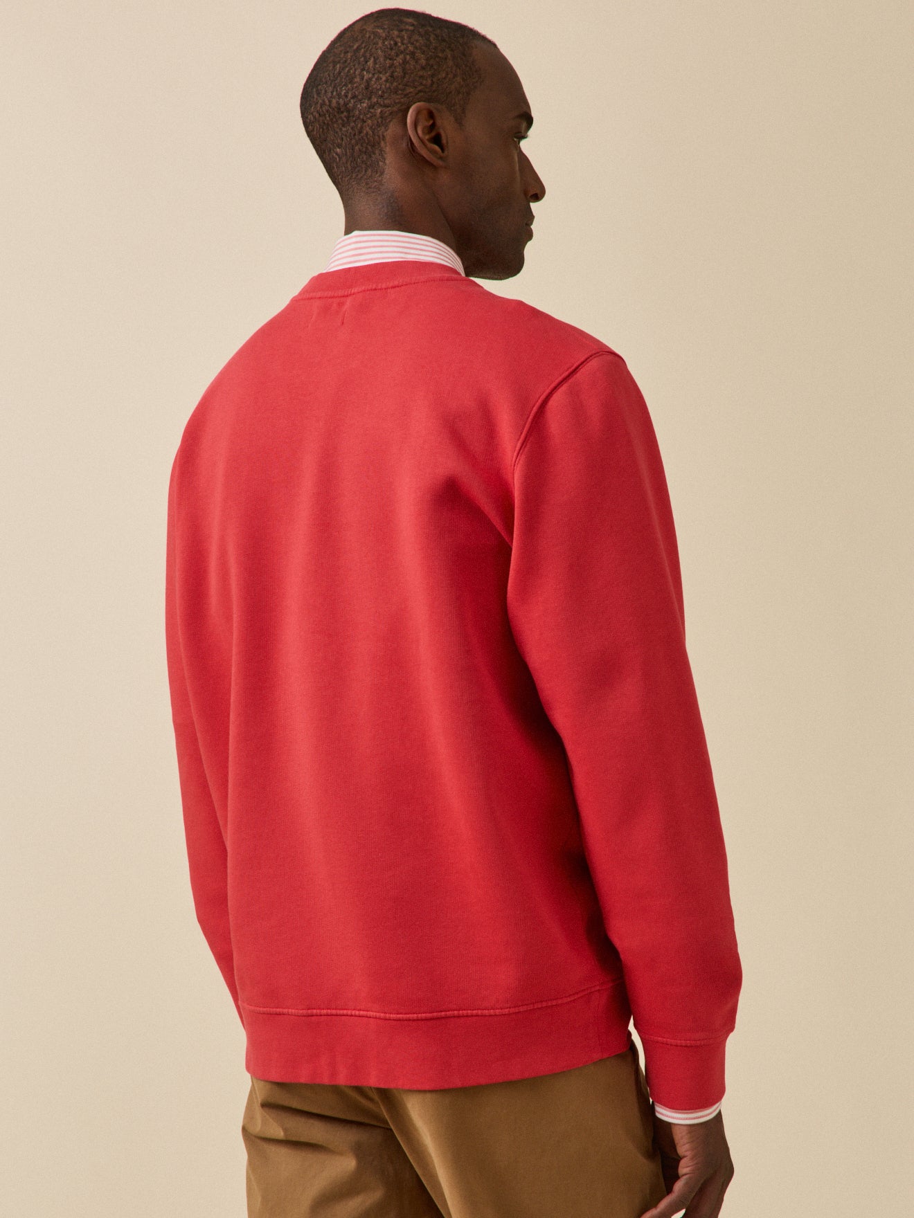 Herren-Sweatshirt aus Molton aus Bio-Baumwolle
