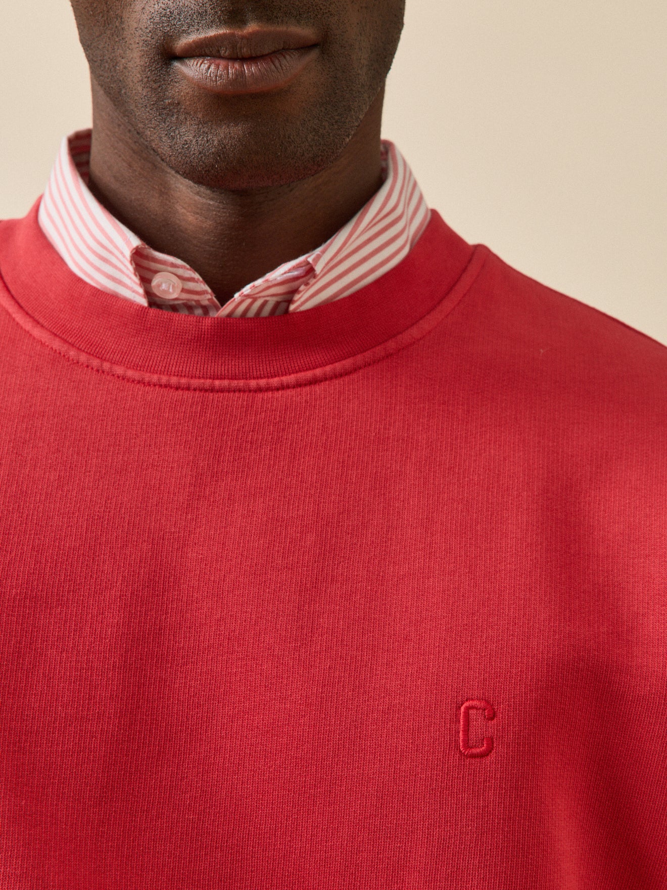 Herren-Sweatshirt aus Molton aus Bio-Baumwolle