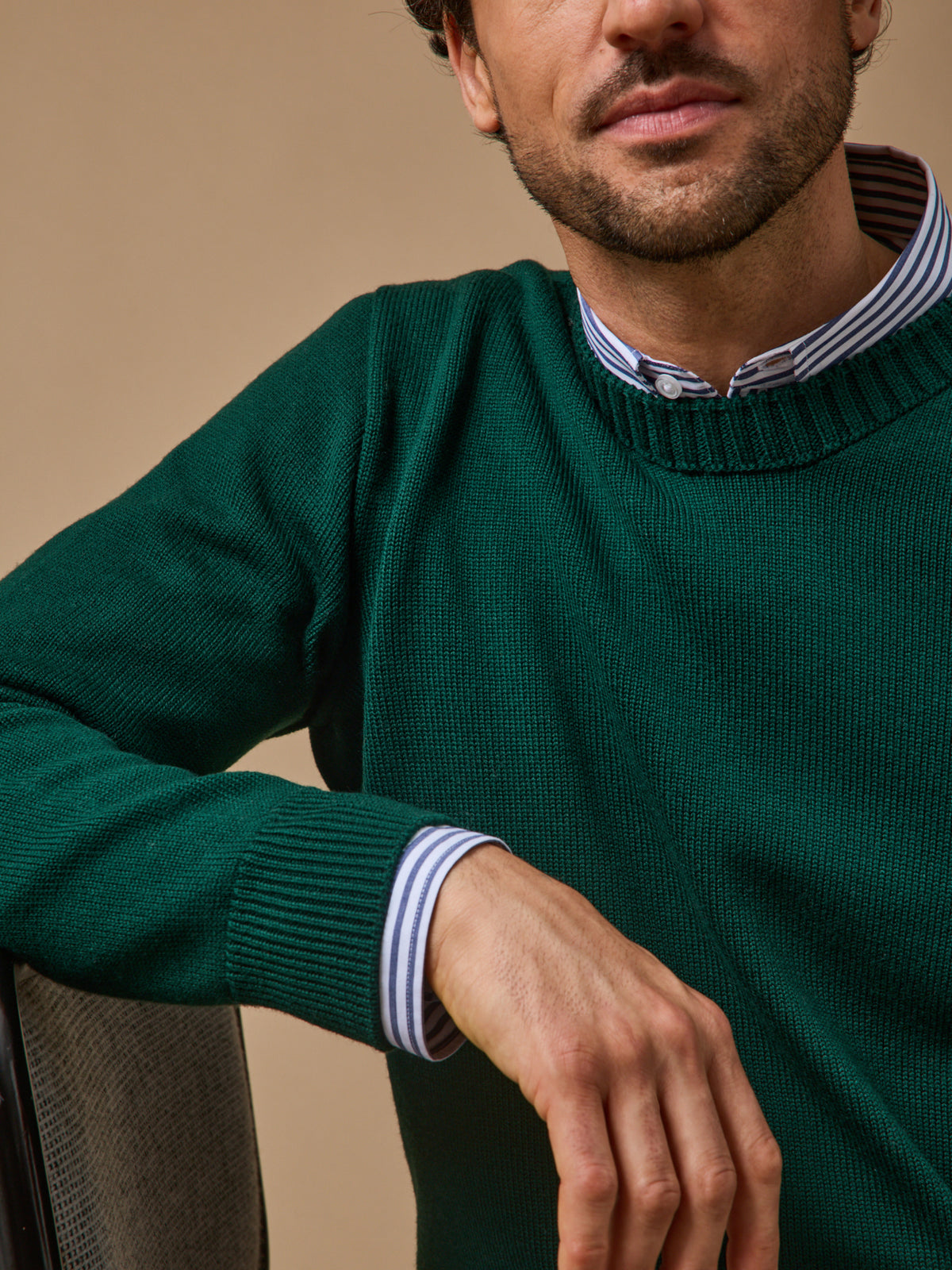 Herrenpullover aus Merinowolle: Cyrillus X Les 3 Tricoteurs