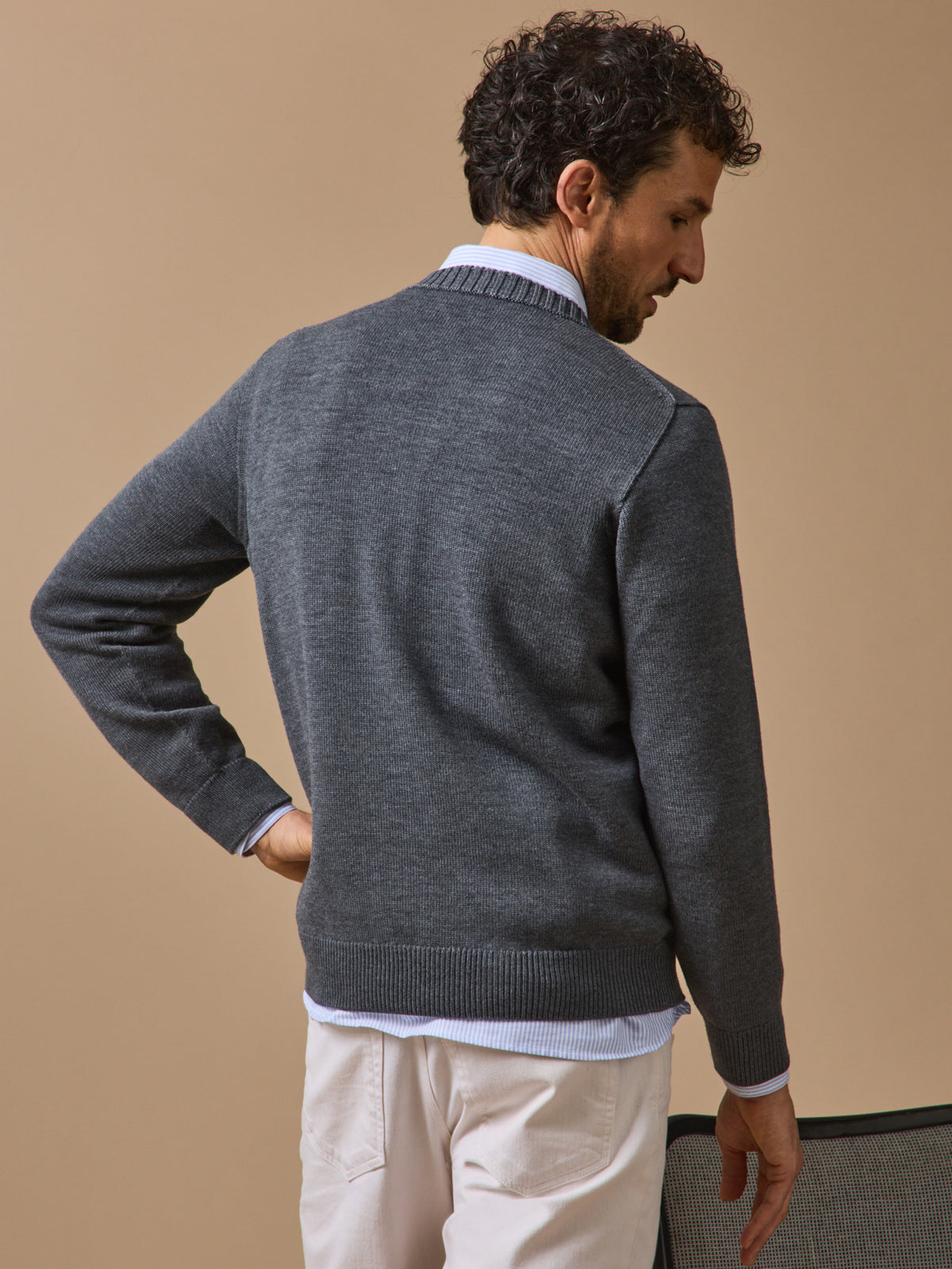 Herrenpullover aus Merinowolle: Cyrillus X Les 3 Tricoteurs