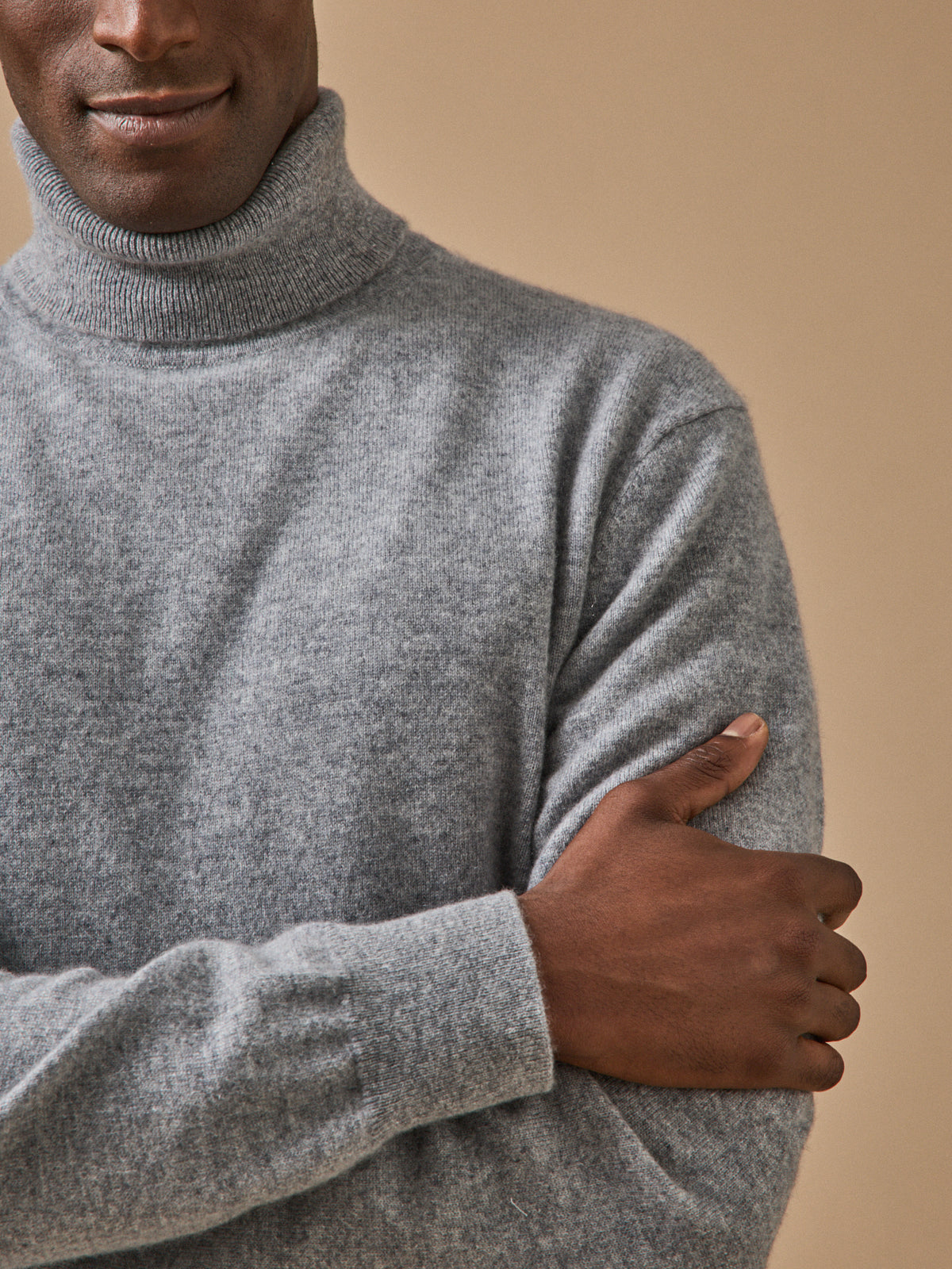 Herrenpullover mit Rollkragen - Cashmere-Kollektion