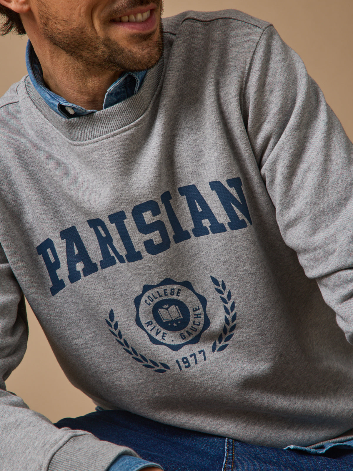 Herrensweater mit Motiv