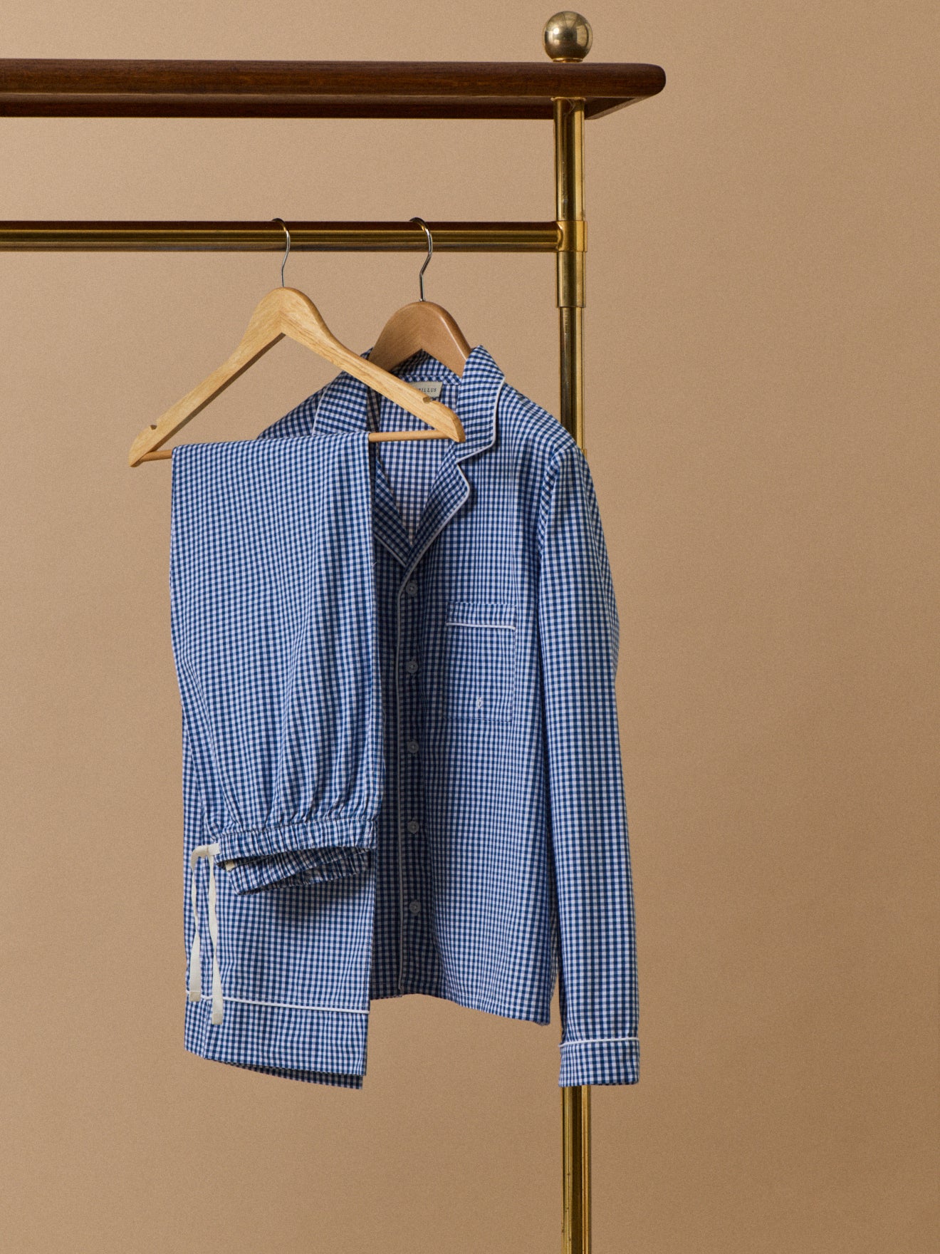 Damen-Pyjama mit Vichy-Karos