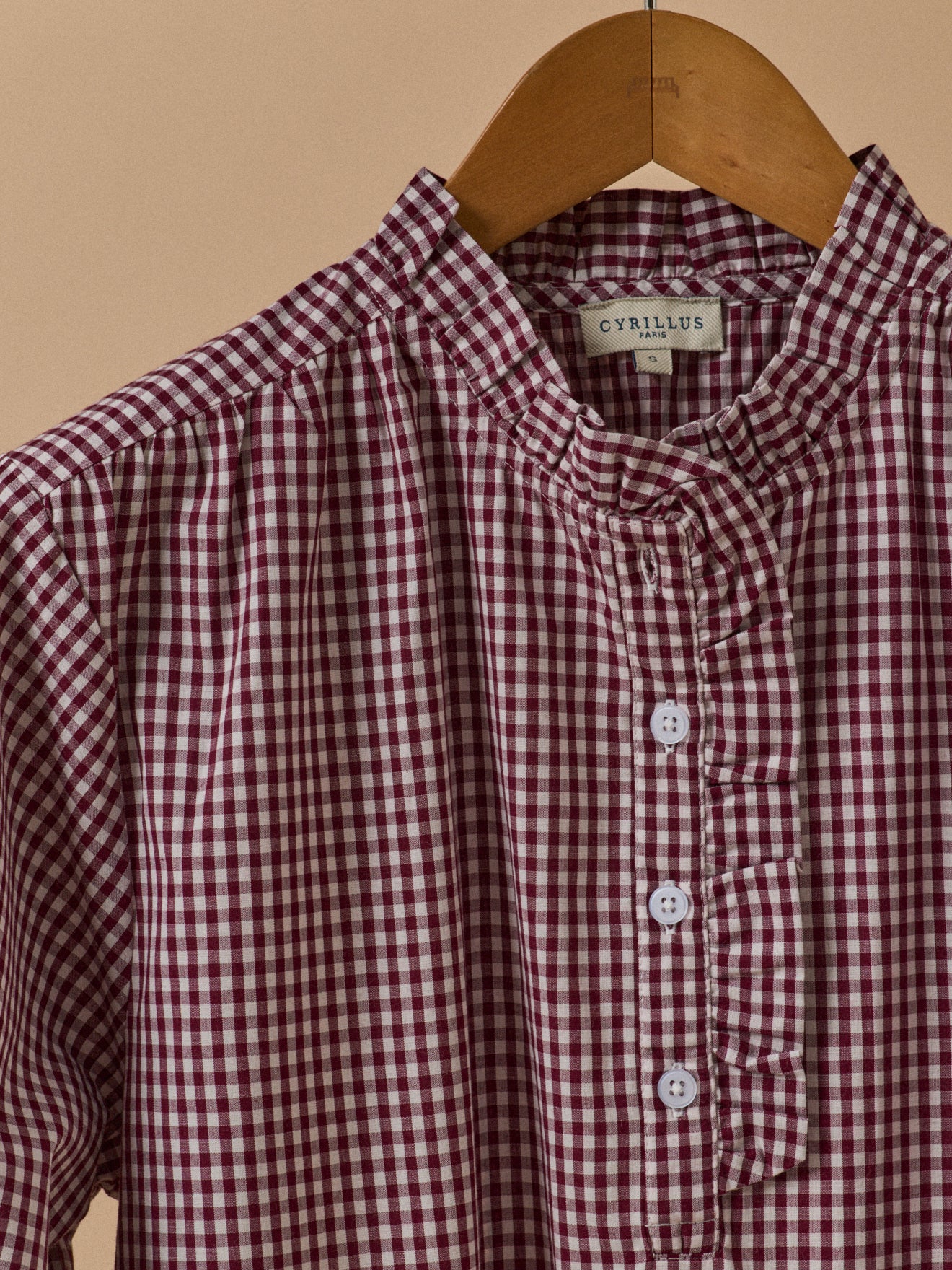 Damen-Pyjama mit Vichy-Karos