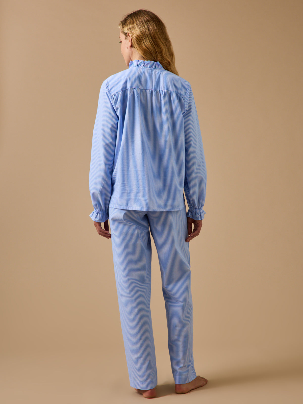 Damen-Pyjama mit Streifen