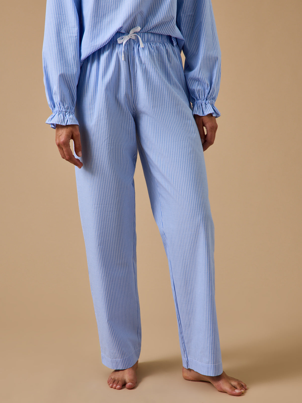 Damen-Pyjama mit Streifen