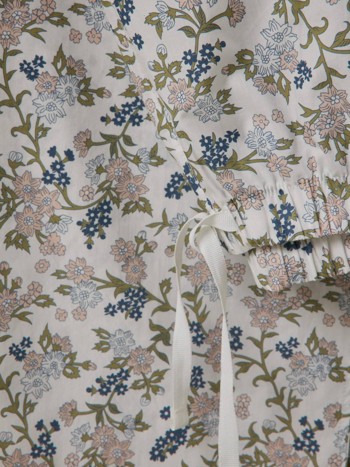 Damen-Pyjama mit Volants und Druckmuster « Mathilde »