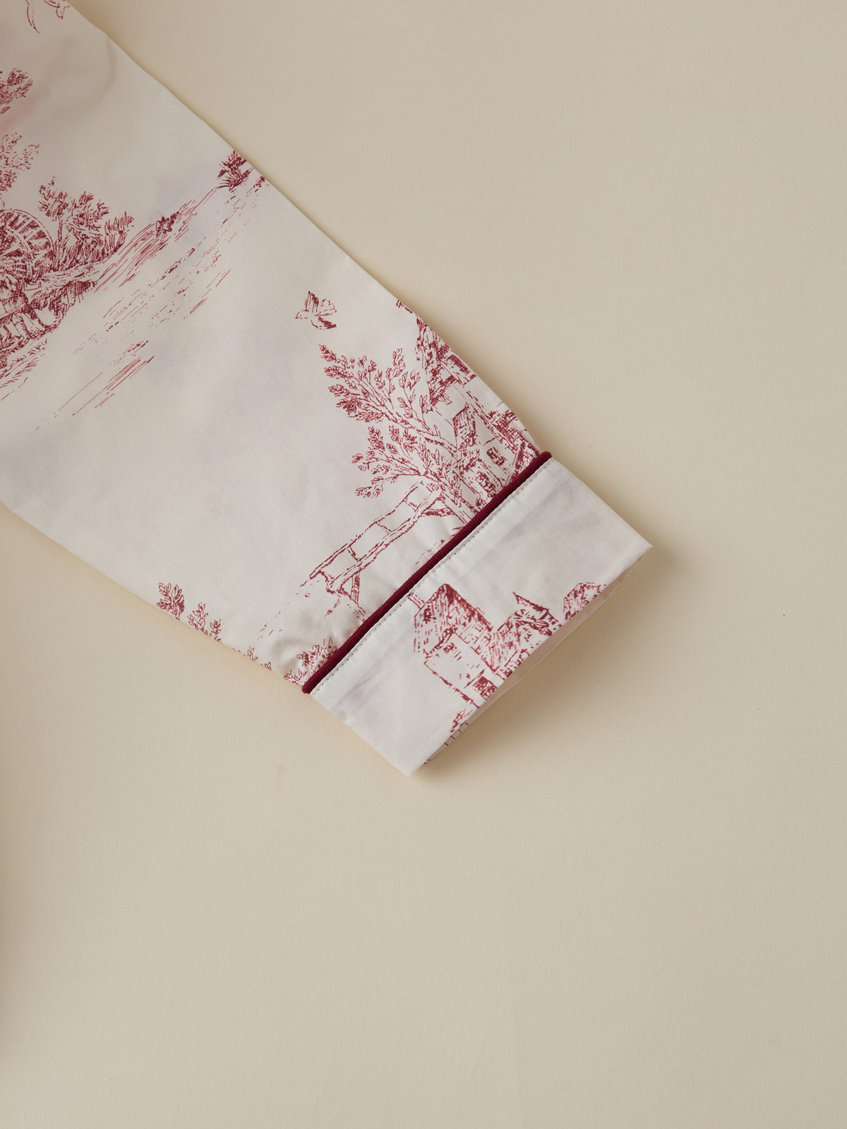 Damenpyjama im « Jouy »-Stil – Jubiläumskollektion « Marquise »