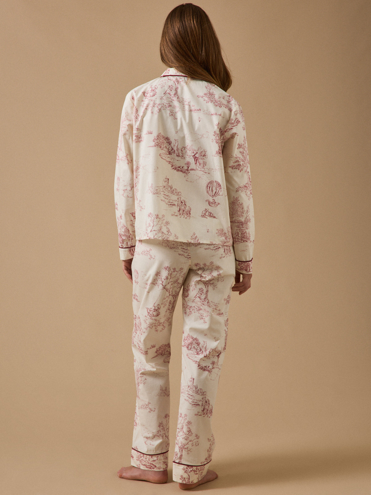Damenpyjama im « Jouy »-Stil – Jubiläumskollektion « Marquise »
