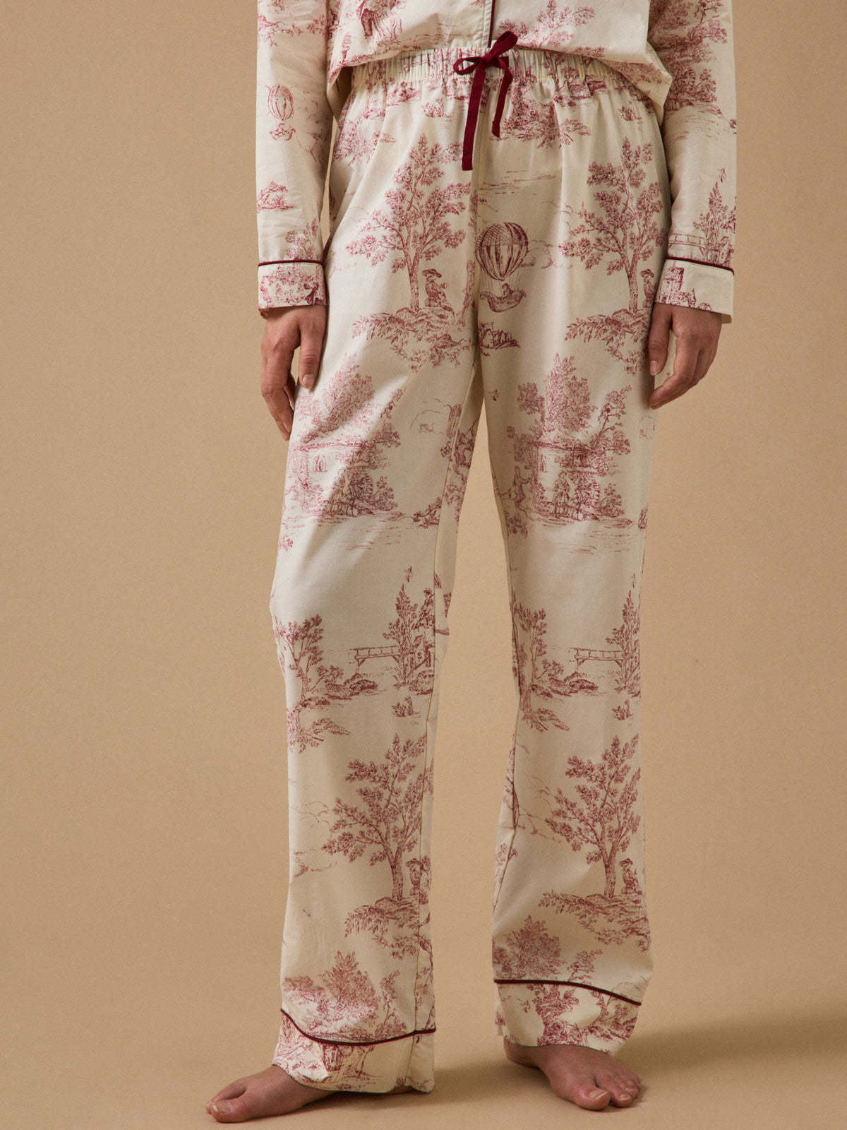 Damenpyjama im « Jouy »-Stil – Jubiläumskollektion « Marquise »