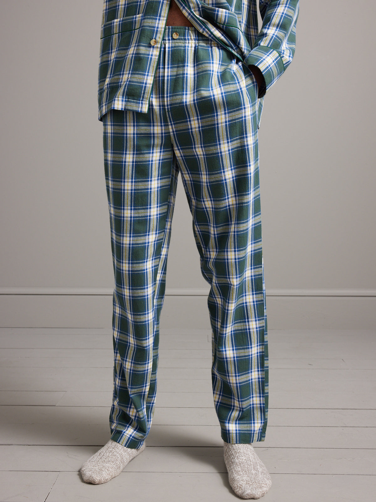 Karierter Herren-Pyjama