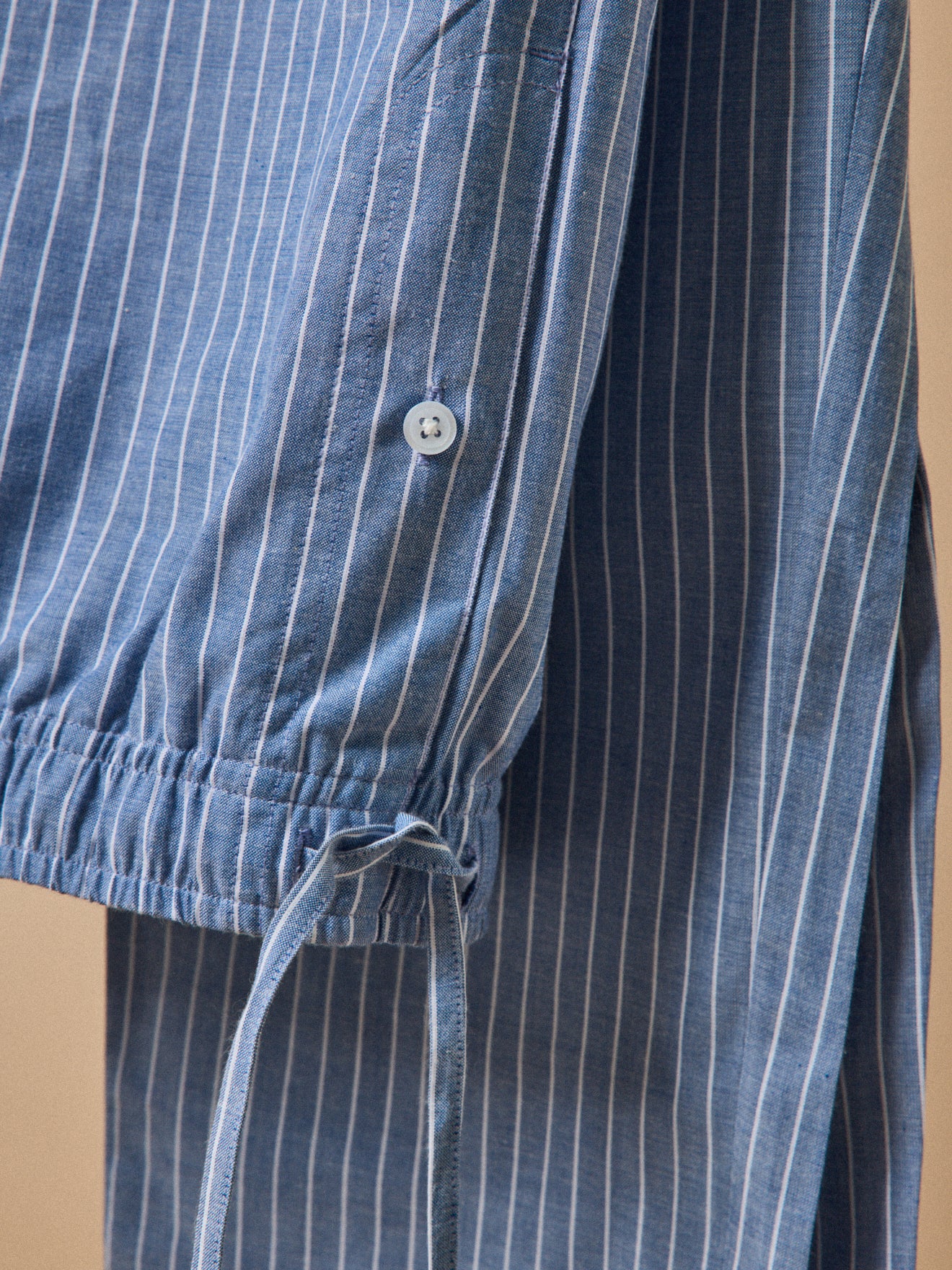 Herren-Pyjama im Material-Mix