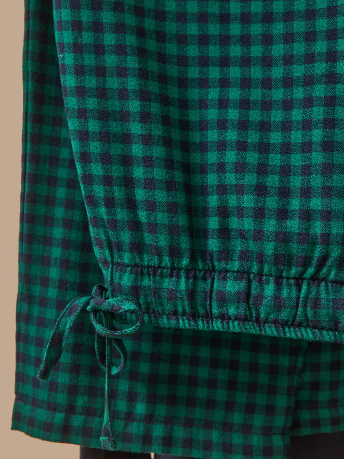Herren-Pyjama im Material-Mix