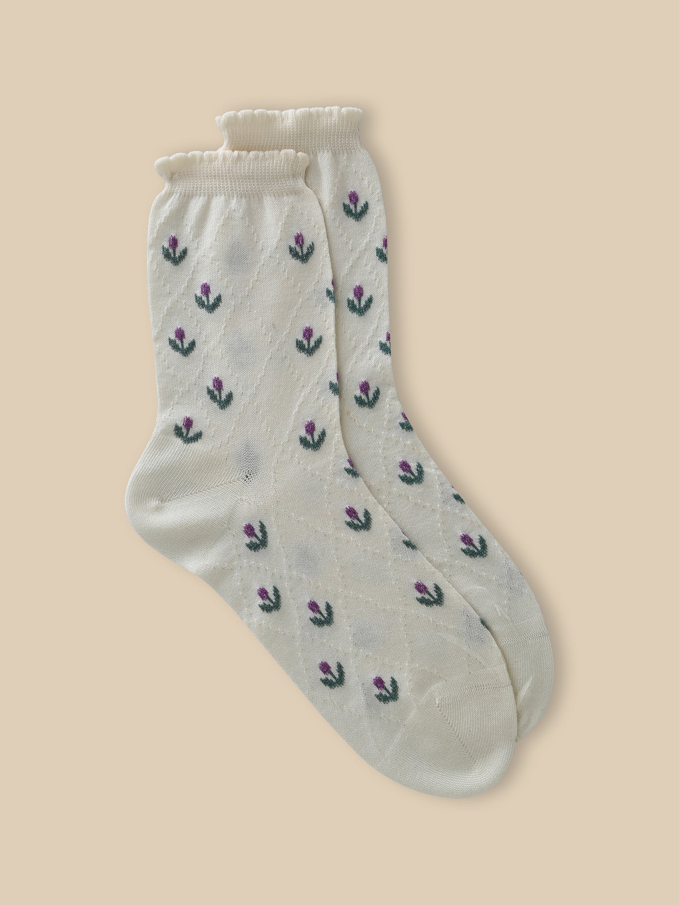 Damensocken mit Rautenmuster - CYRILLUS X EMILE & IDA