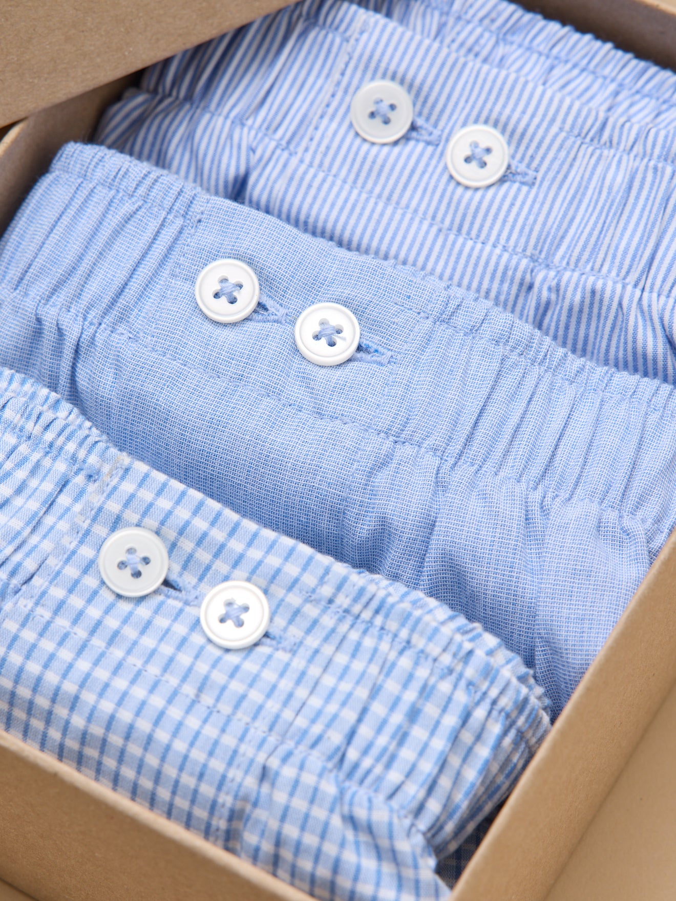 Geschenkbox: Herren-Boxershorts im 3er-Set