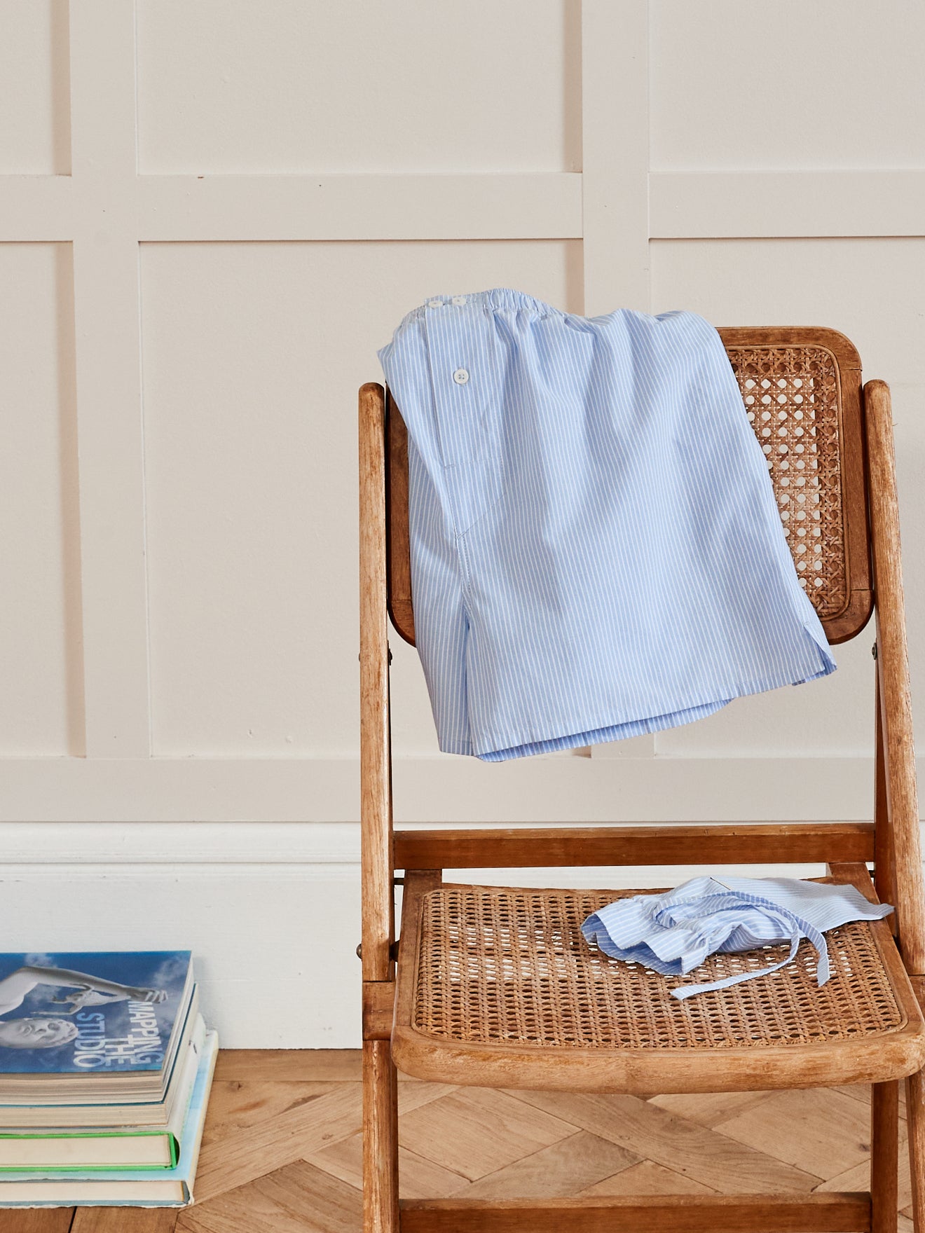 Gestreifte Herren-Boxershorts aus Baumwolle