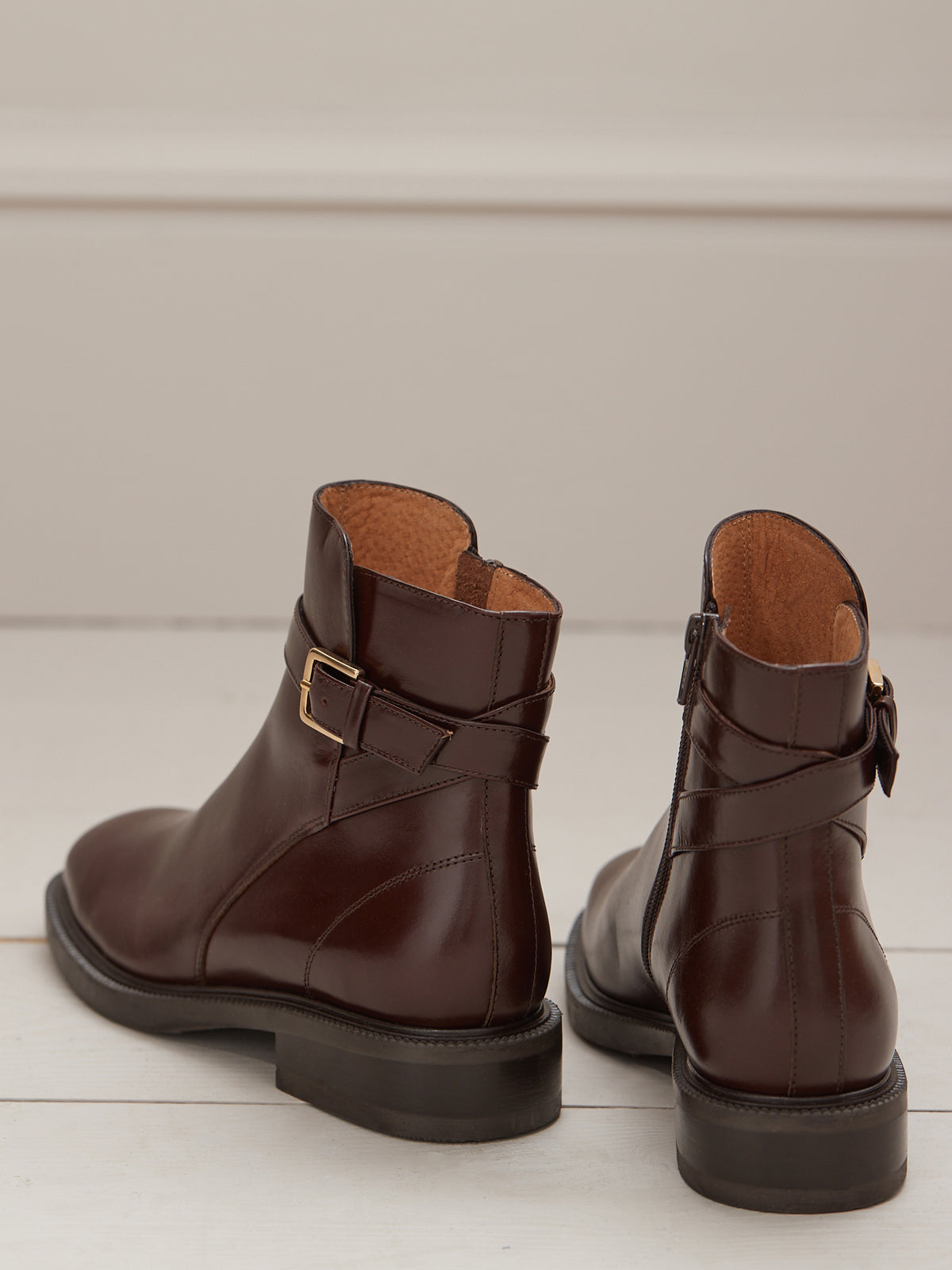 Damen-Stiefel aus Leder