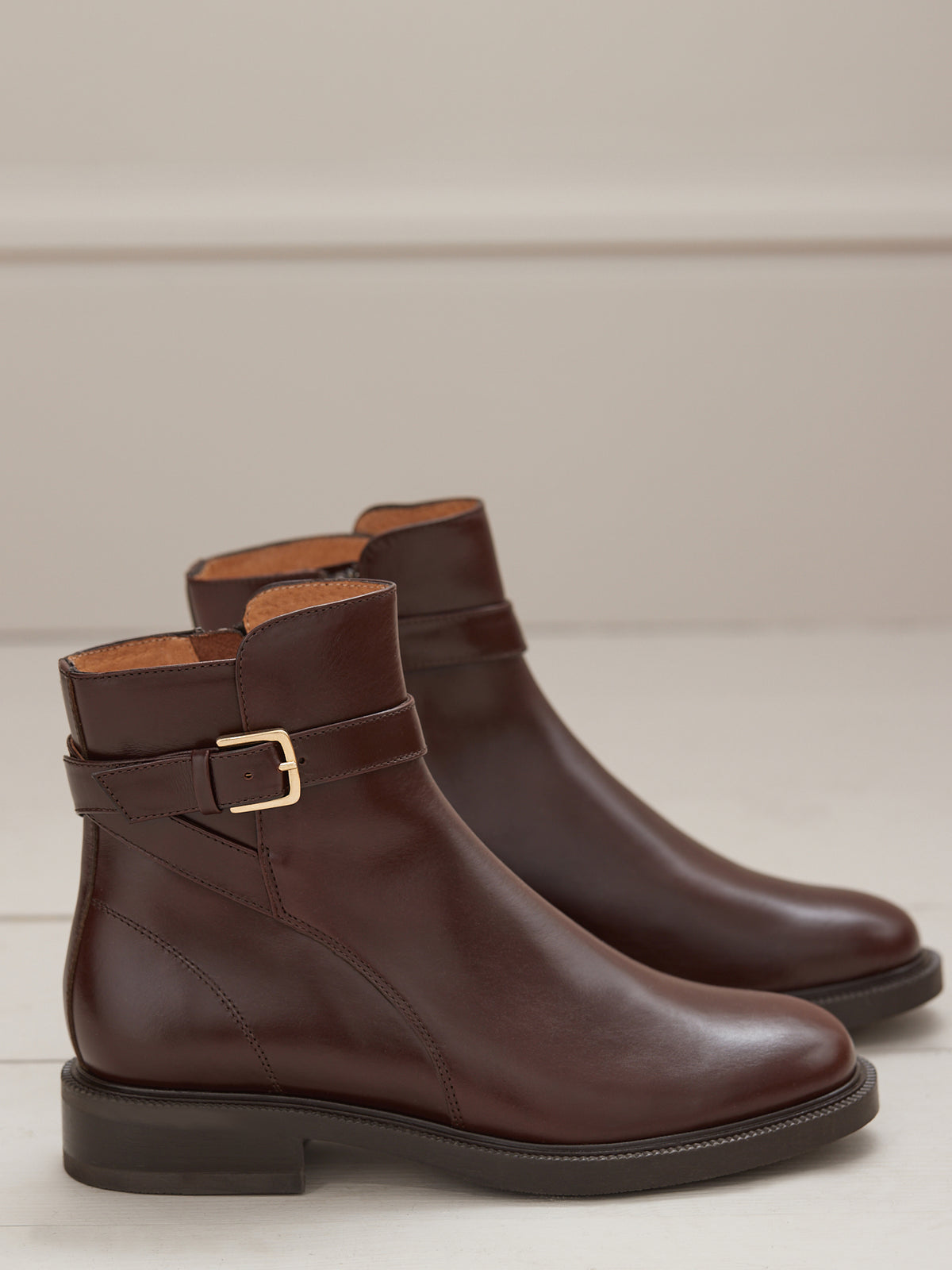 Damen-Stiefel aus Leder