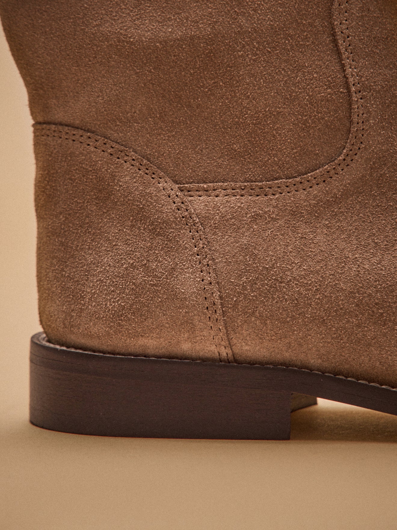Camargue-Boots aus Veloursleder Damen