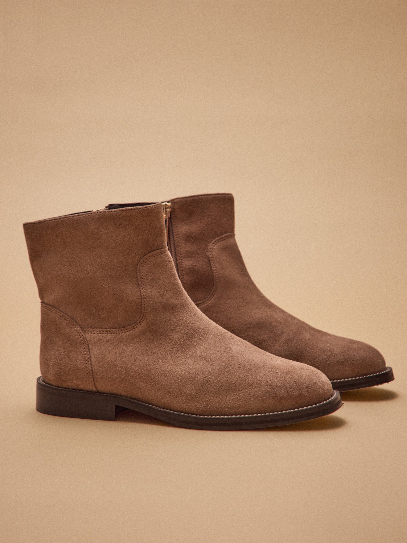 Camargue-Boots aus Veloursleder Damen