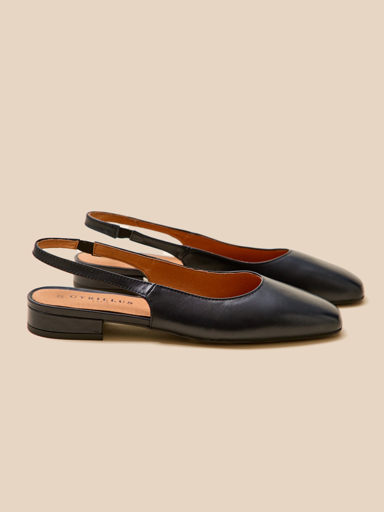 Damen Slingback-Ballerinas aus Leder