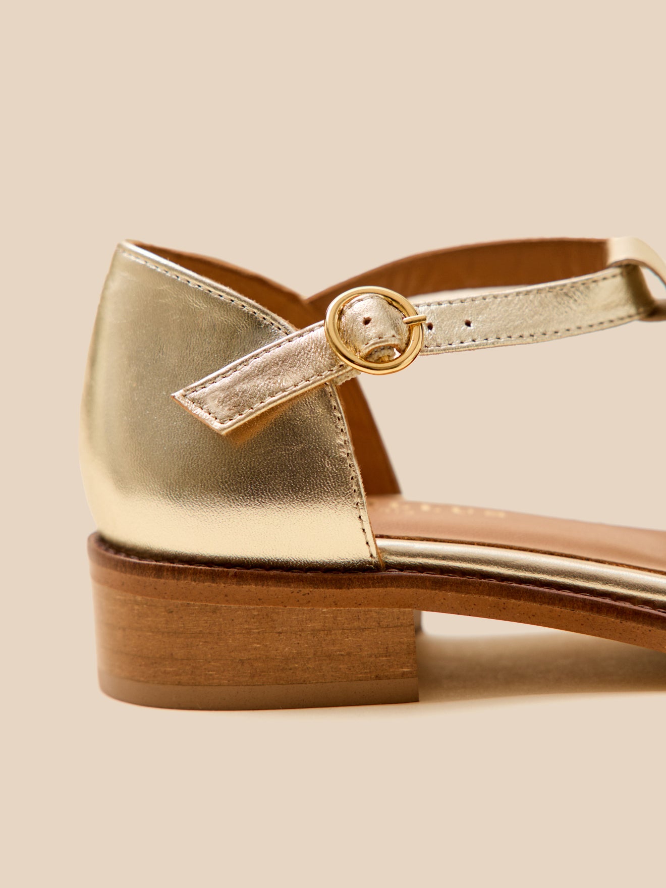 Damen-Fischersandalen mit Absatz