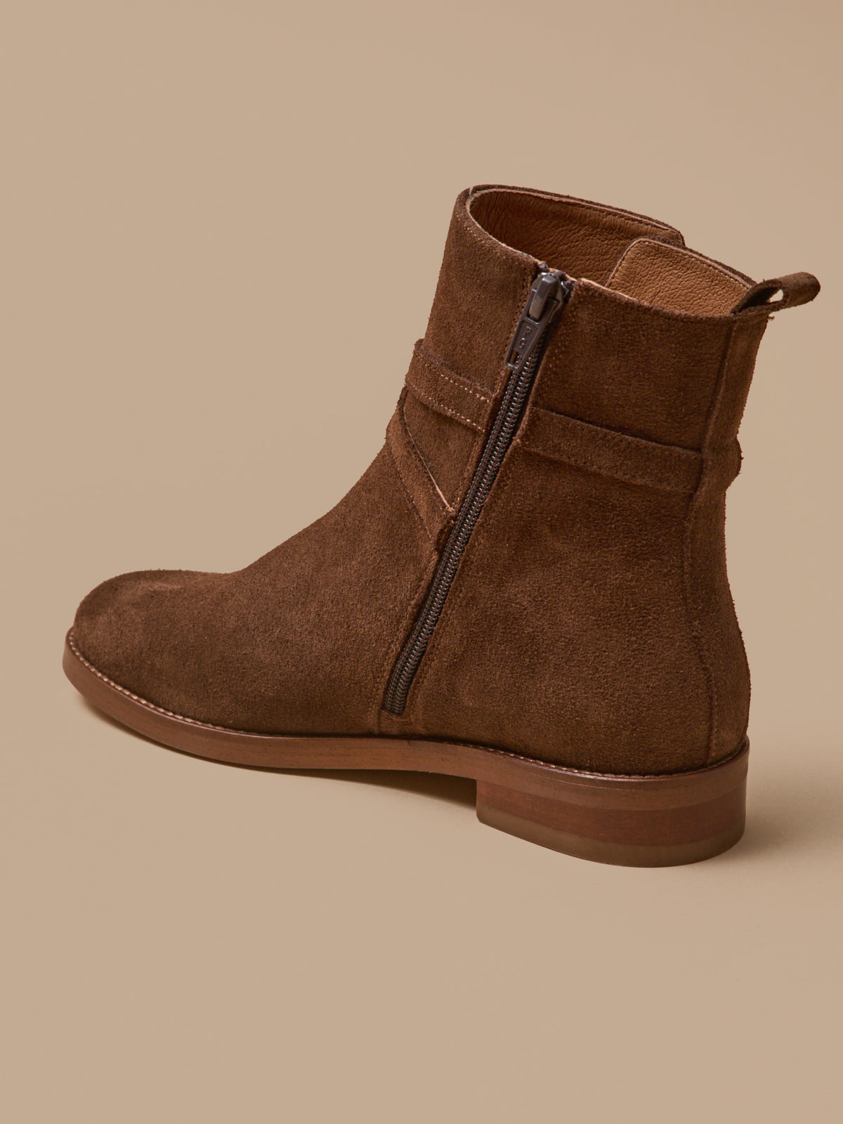 Damen-Lederstiefeletten