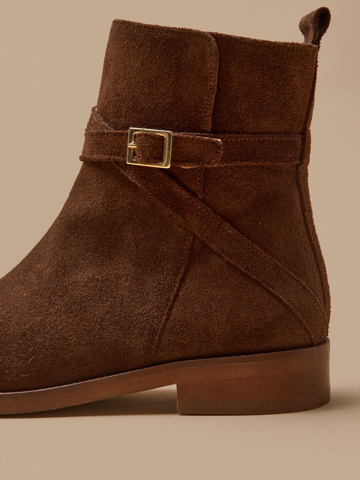 Damen-Lederstiefeletten