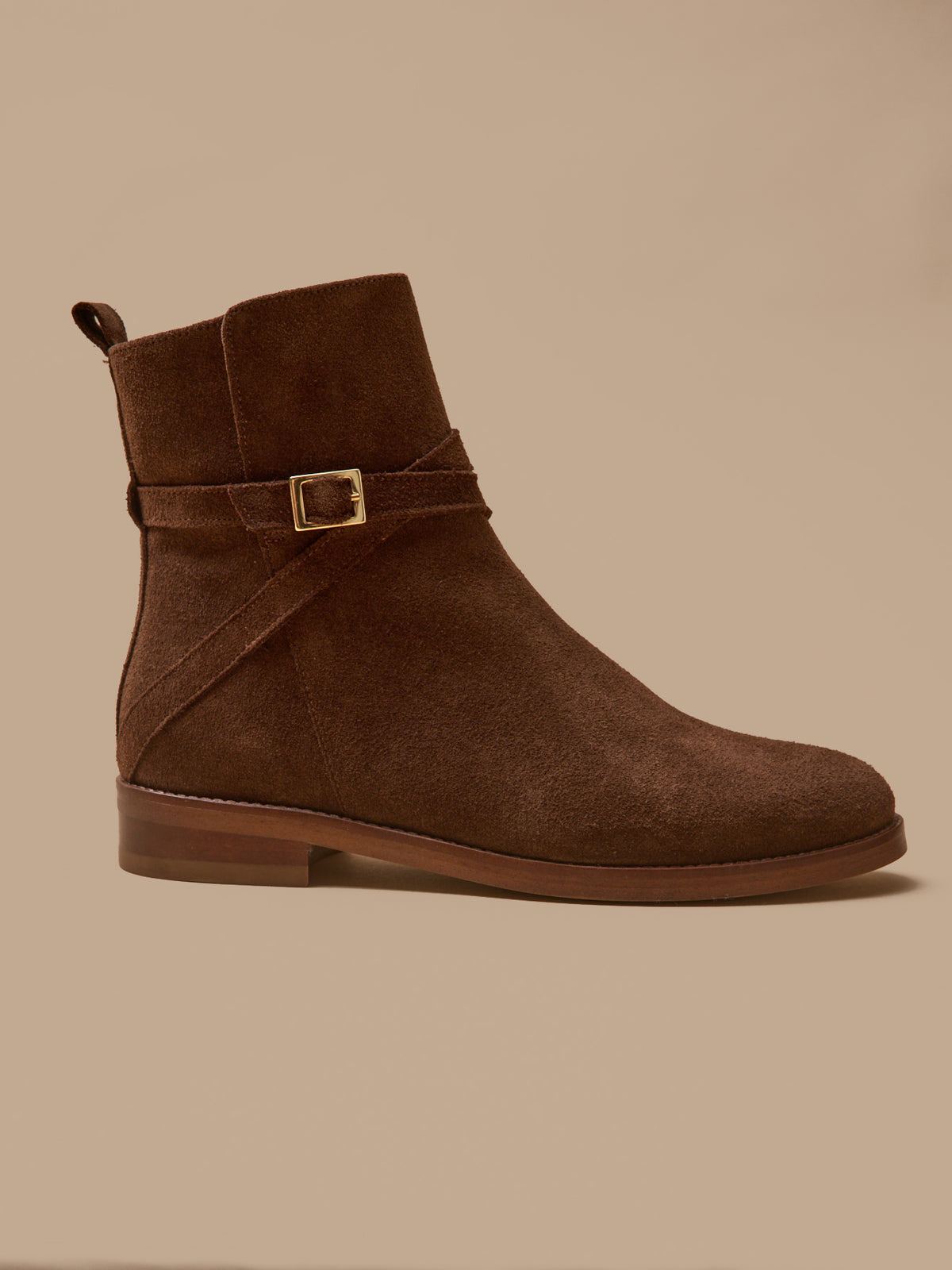 Damen-Lederstiefeletten