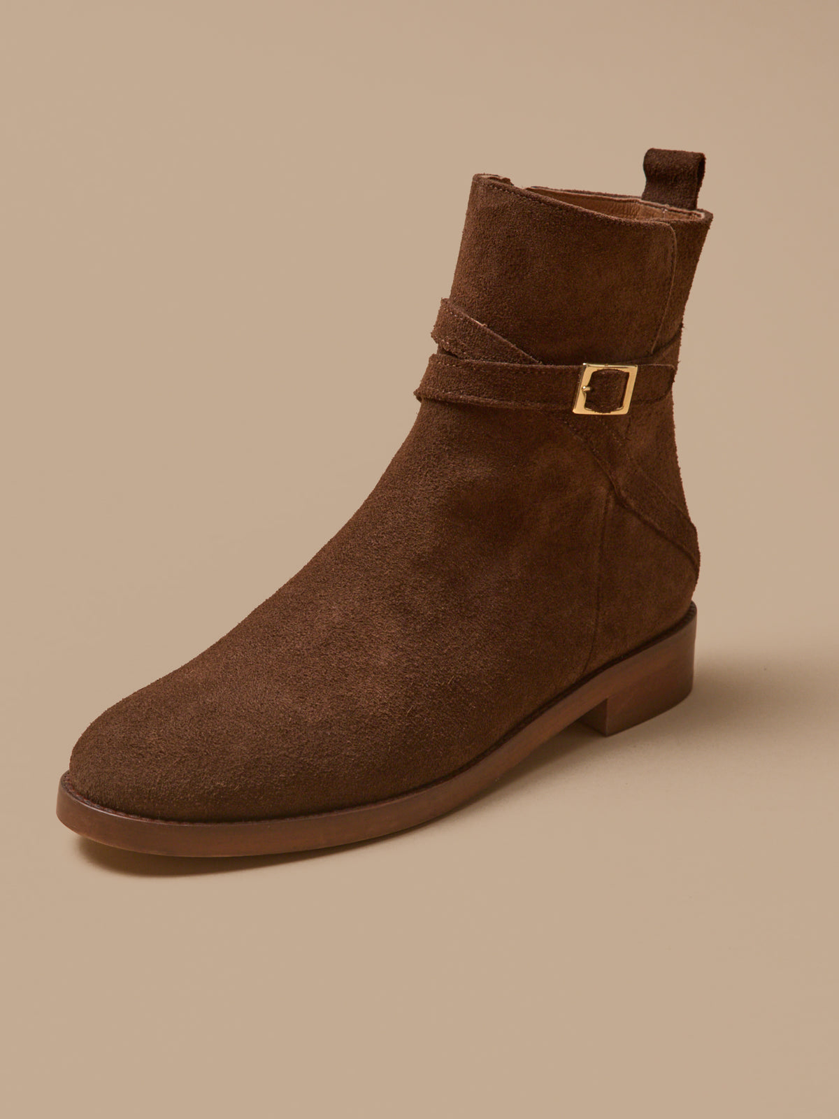 Damen-Lederstiefeletten