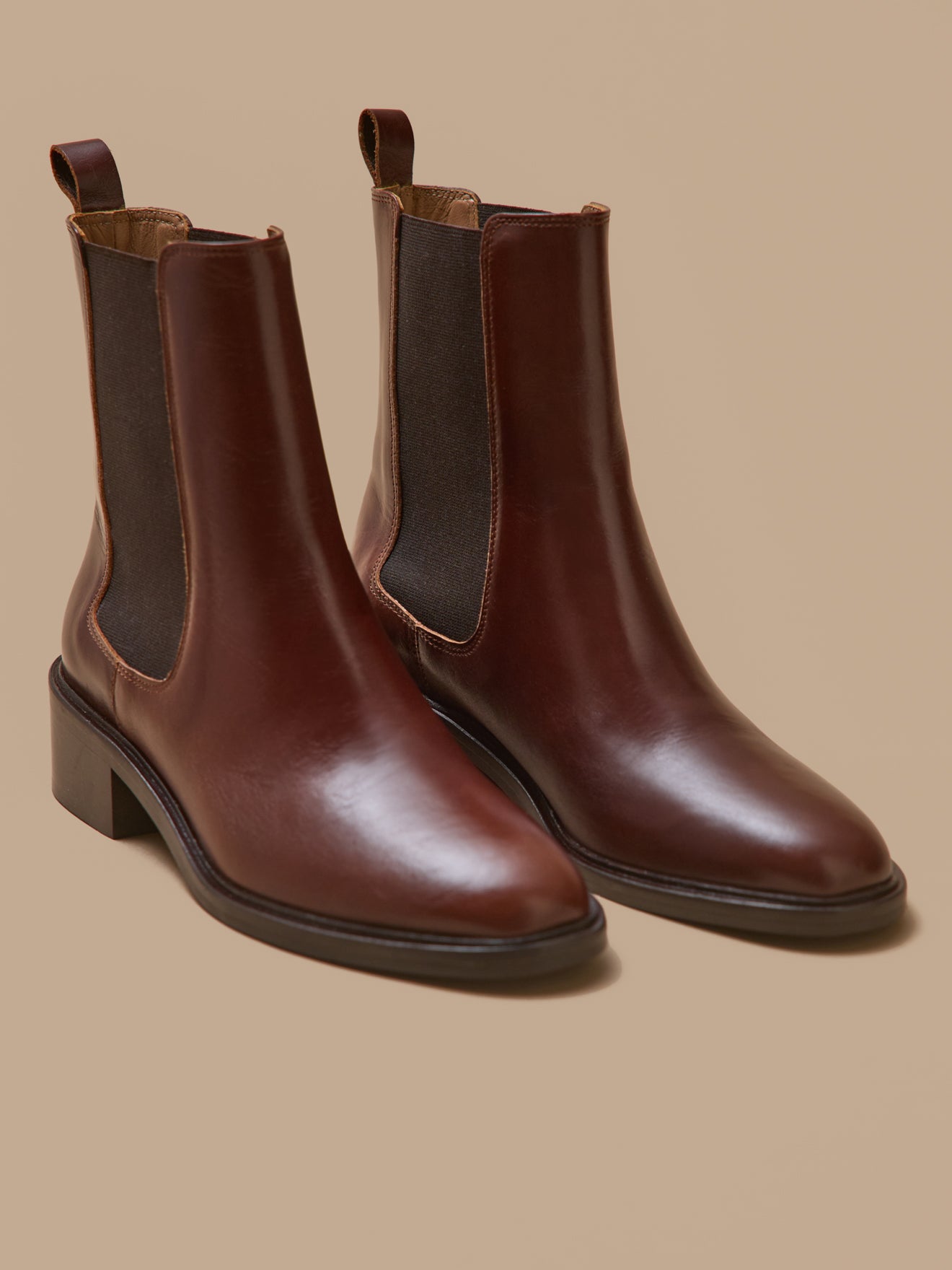 Damen-Chelsea-Boots aus Leder