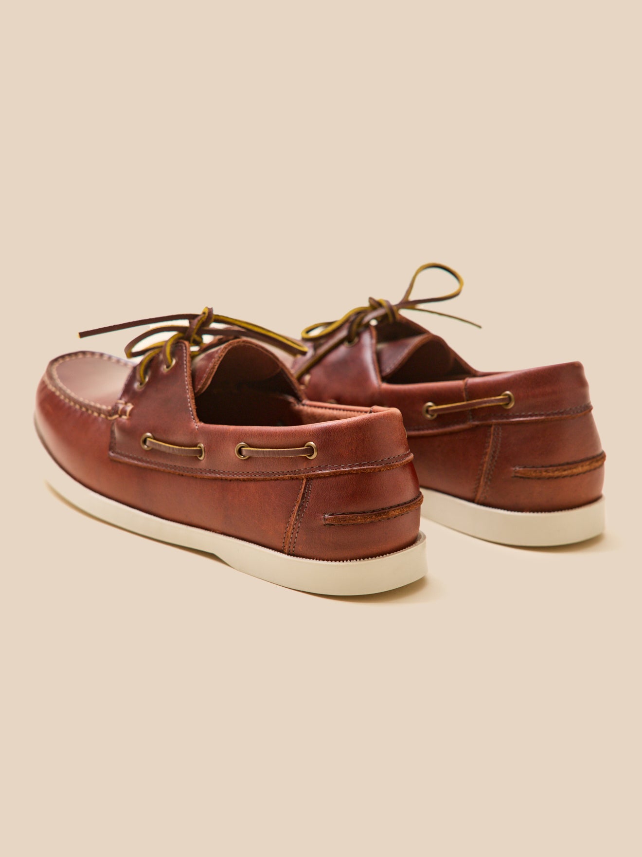 Herren-Bootschuhe aus Leder