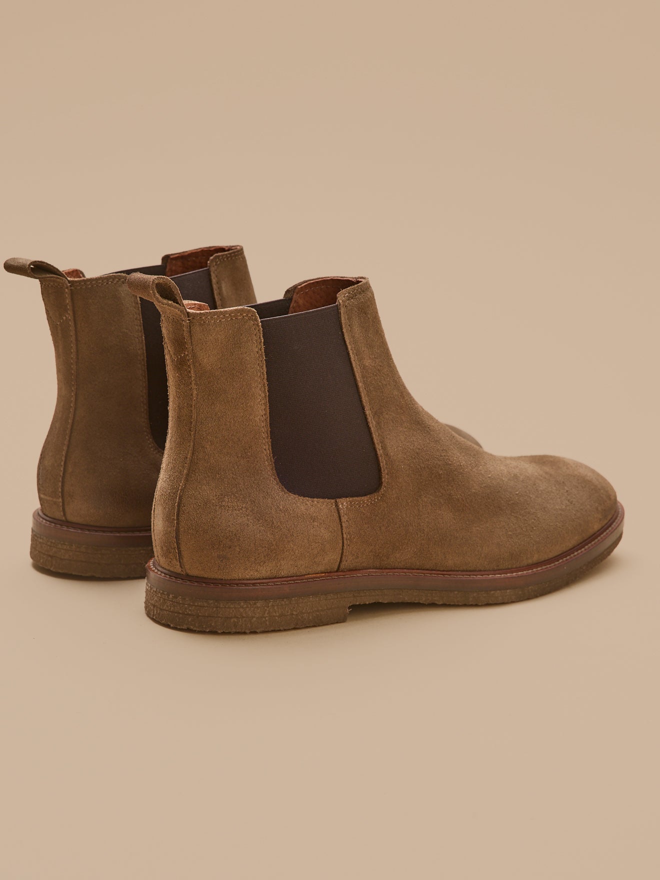 Herren-Chelsea-Boots aus Veloursleder